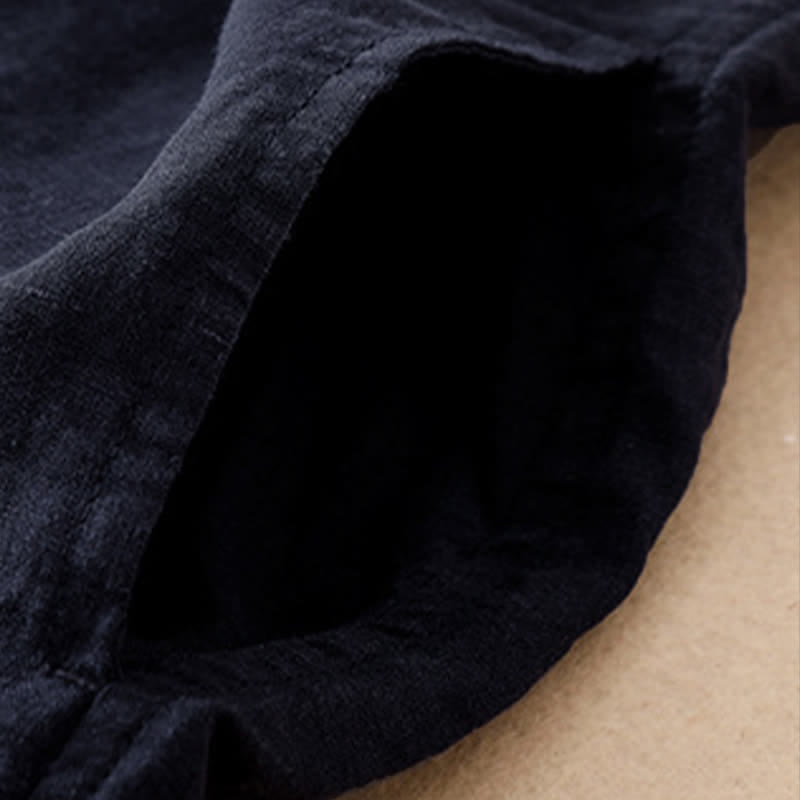 Buddha Stones Robe d'été minimaliste décontractée à col rond, sans manches et poches, pour femme. - image 13