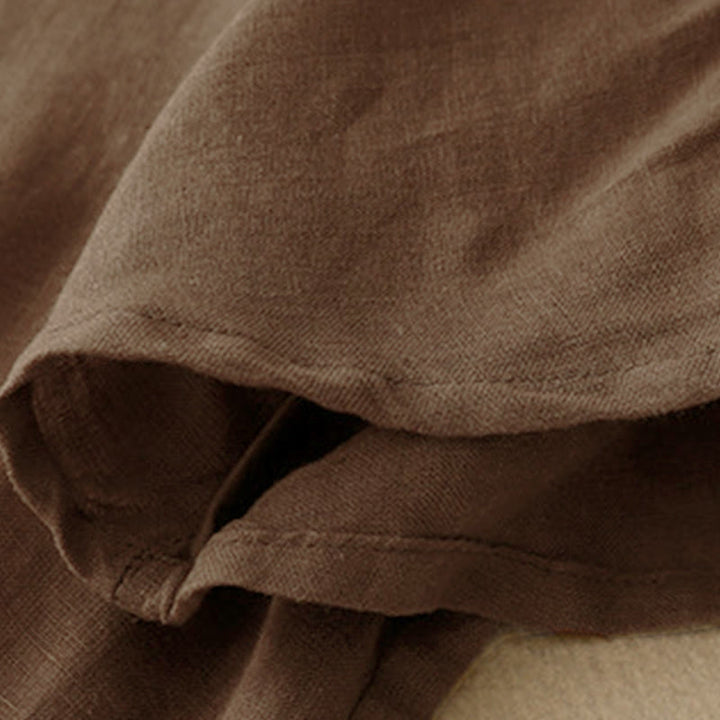 T-shirt à manches courtes et col rond pour femme, orné de broderies décontractées en forme d'arbre et de Buddha Stones - image 11
