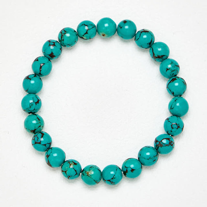 Buddha Stones Bracelet de protection en perles turquoise - image 3
