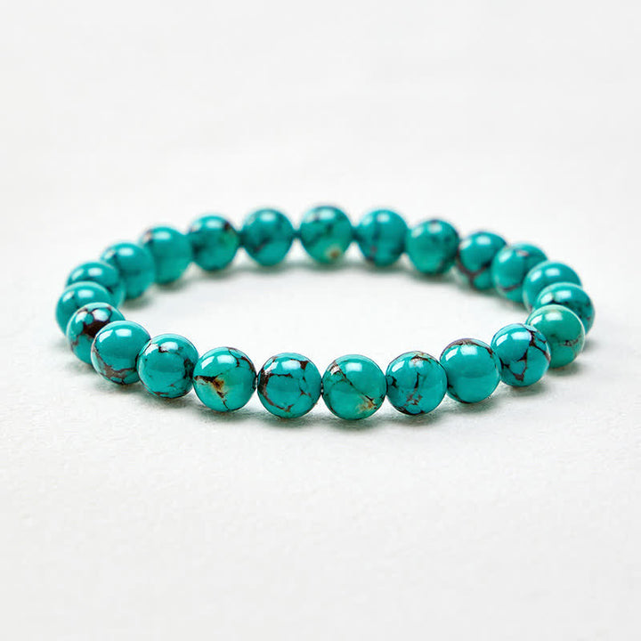 Buddha Stones Bracelet de protection en perles turquoise - image 4