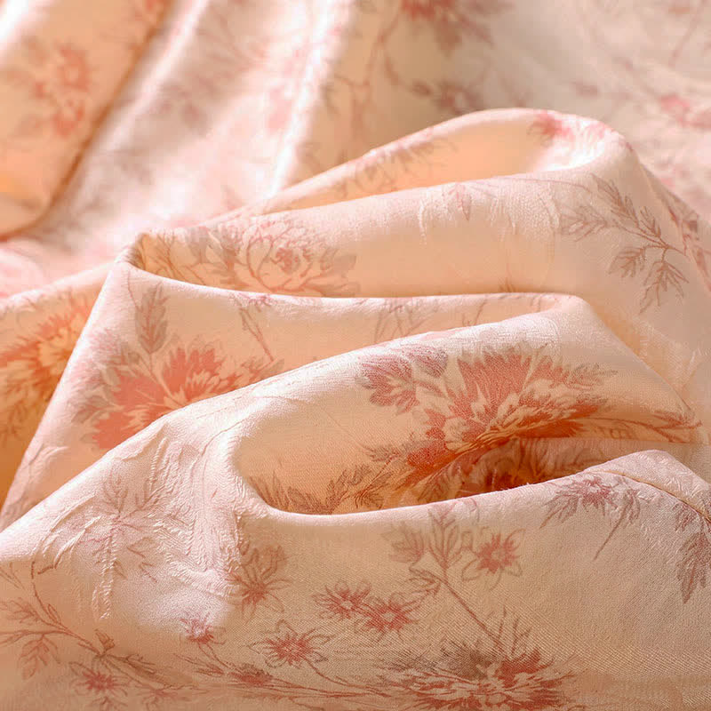 Buddha Stones Pantalon long rose à fleurs, style bohème décontracté, avec poches, idéal pour le printemps et l'été. - image 8
