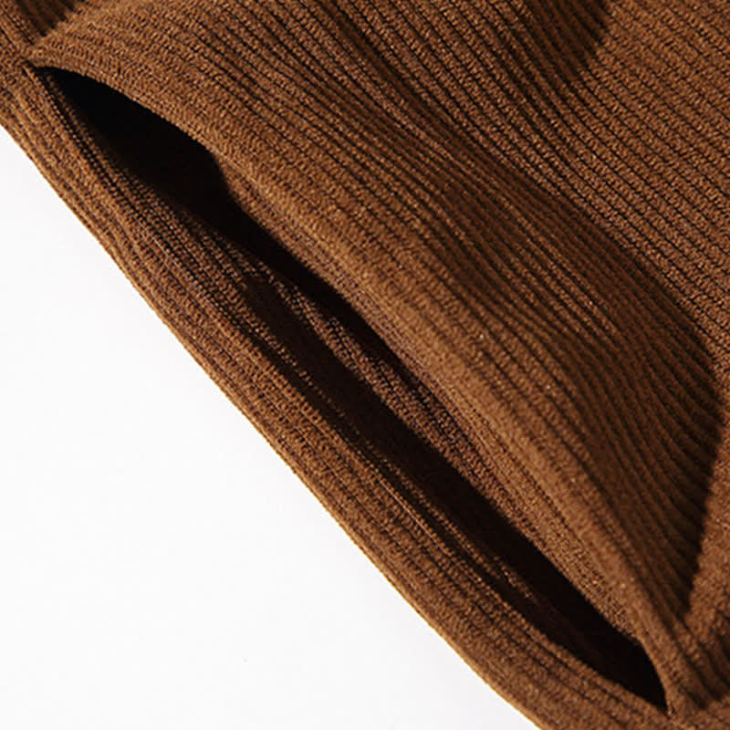 Buddha Stones Veste homme décontractée automne-hiver style Tang à boutons brandebourg en coton uni - image 14
