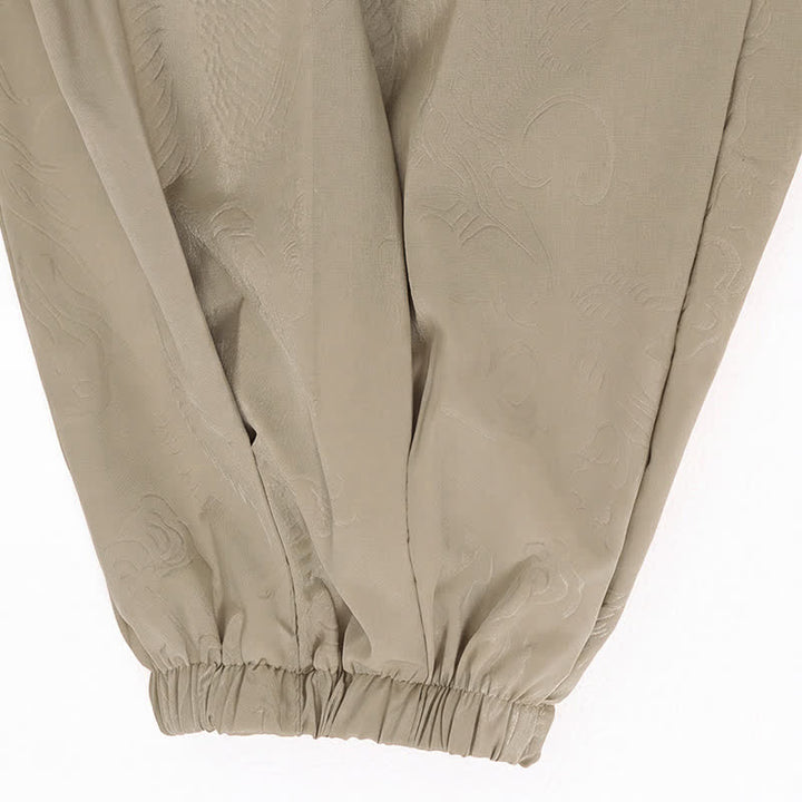 Buddha Stones Pantalon harem homme décontracté printemps-été style Tang à cordon de serrage et poches - image 13