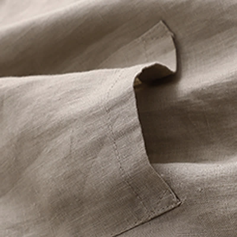 Buddha Stones Chemises à manches trois-quarts pour femme, style minimaliste décontracté, avec poche plaquée, idéales pour le printemps et l'été. - image 18