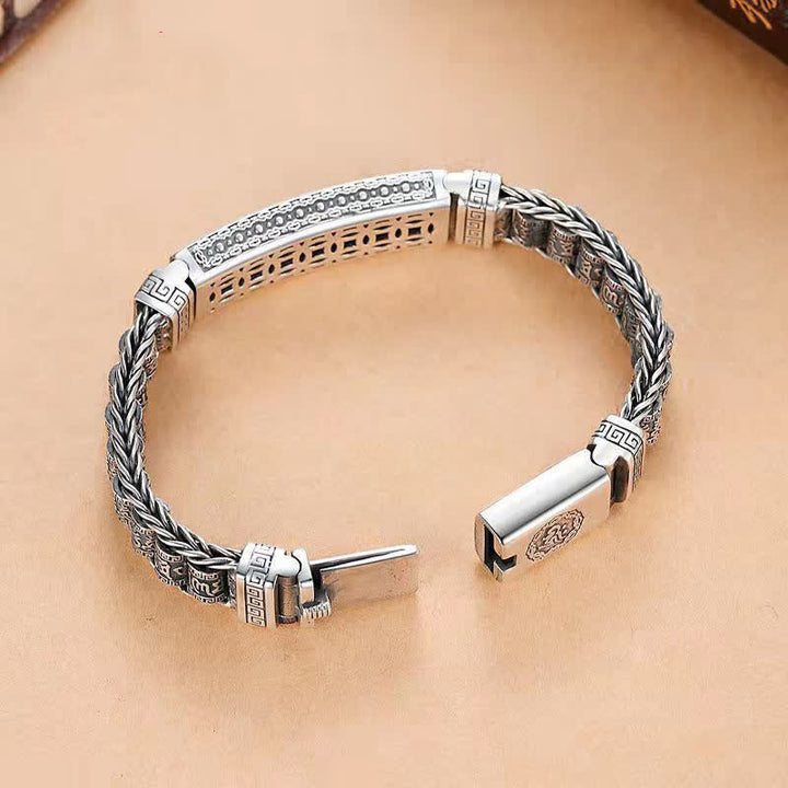 Buddha Stones Bracelet de protection en cuivre Om Mani Padme Hum - image 2