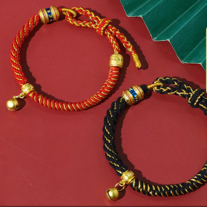 Buddha Stones Bracelet tibétain de protection à fil rouge Om Mani Padme Hum - image 15