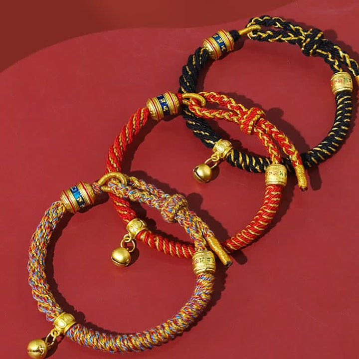 Buddha Stones Bracelet tibétain de protection à fil rouge Om Mani Padme Hum - image 16