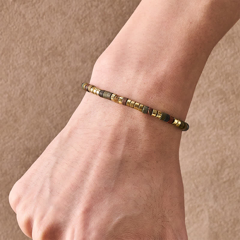 Buddha Stones Bracelet puissant en perles d'hématite - image 12