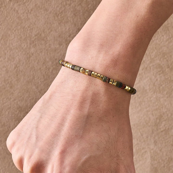 Buddha Stones Bracelet puissant en perles d'hématite - image 12