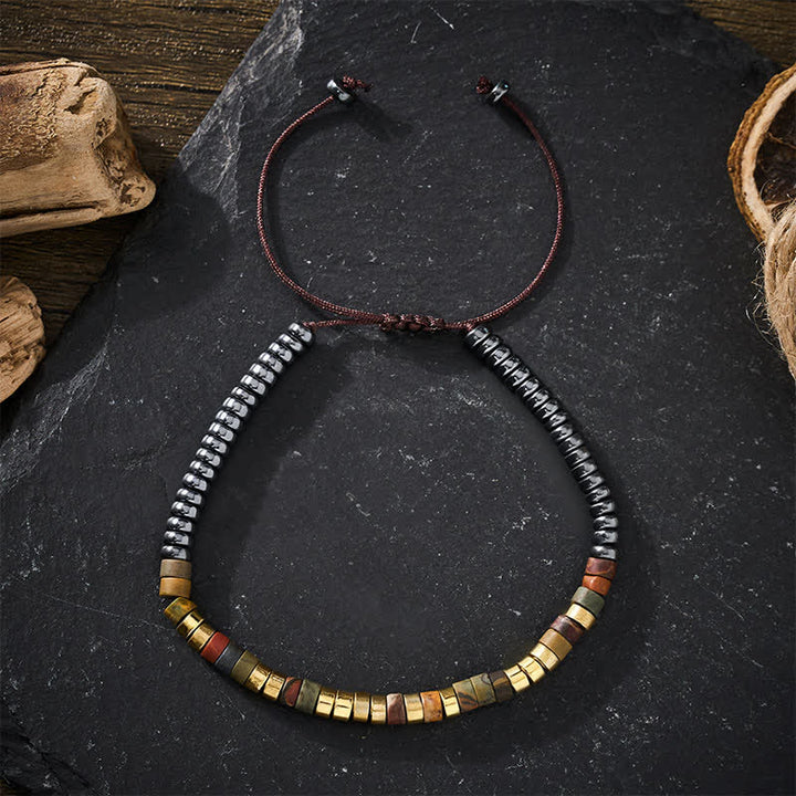 Buddha Stones Bracelet puissant en perles d'hématite - image 10