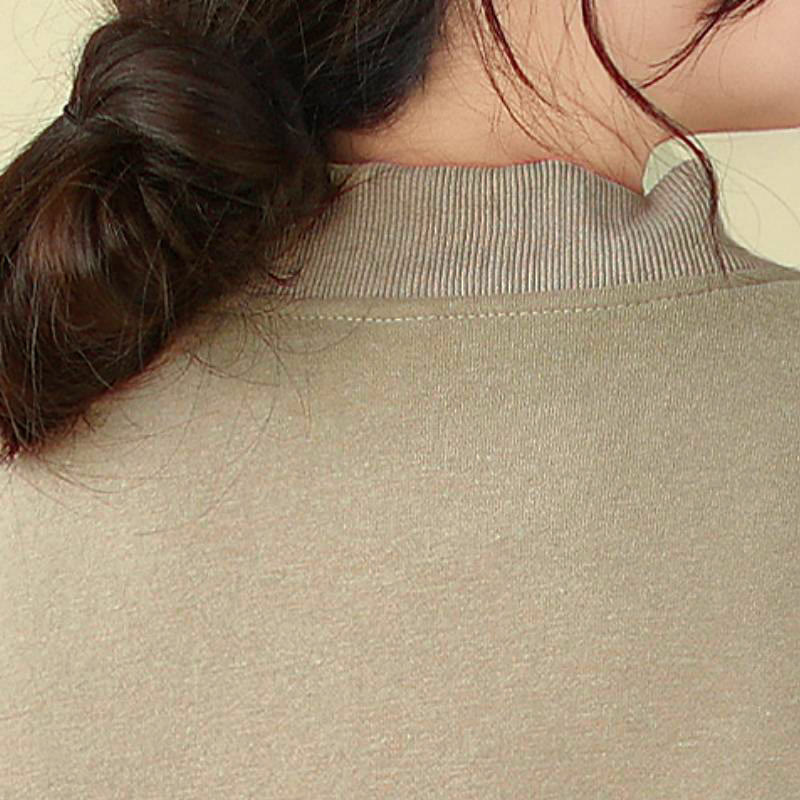 Buddha Stones Veste d'automne minimaliste décontractée à boutons pour femme, unie, avec poches - image 10
