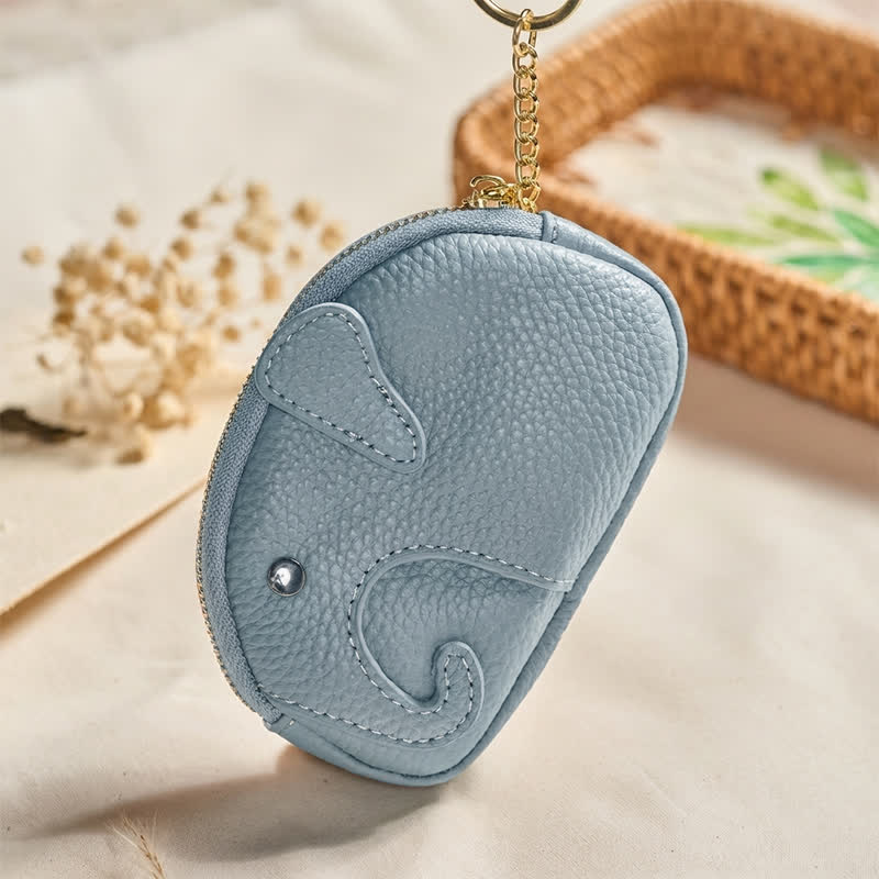 Buddha Stones Mini sac à main zippé en cuir PU avec message « Sagesse d'éléphant » - image 9