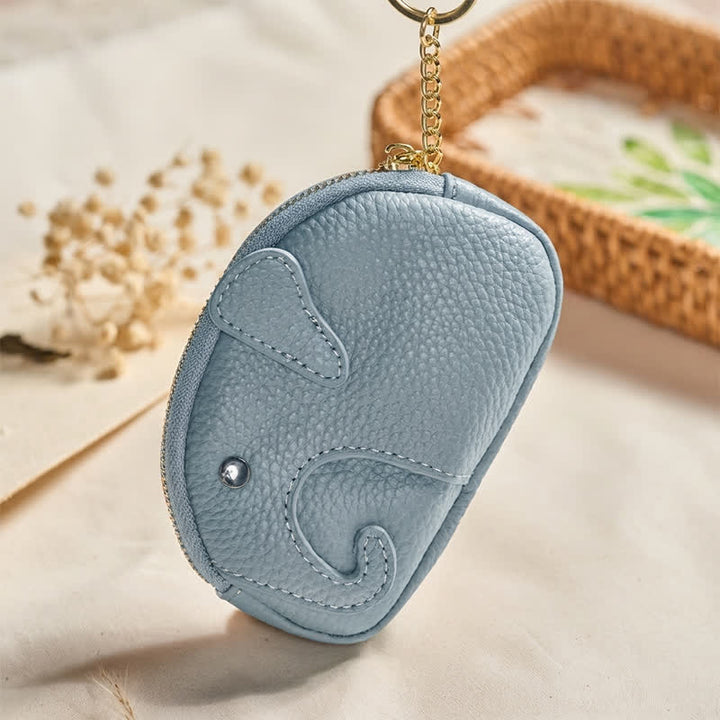 Buddha Stones Mini sac à main zippé en cuir PU avec message « Sagesse d'éléphant » - image 9