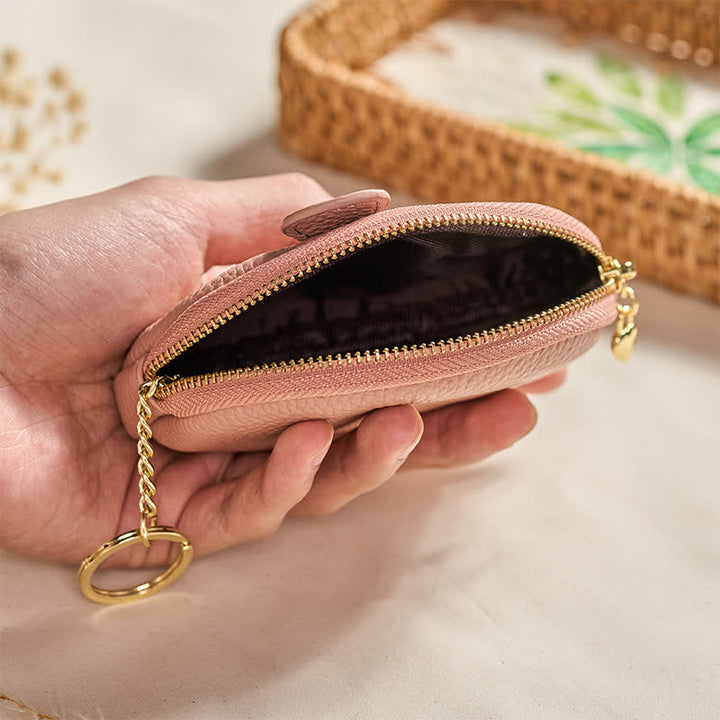 Buddha Stones Mini sac à main zippé en cuir PU avec message « Sagesse d'éléphant » - image 4