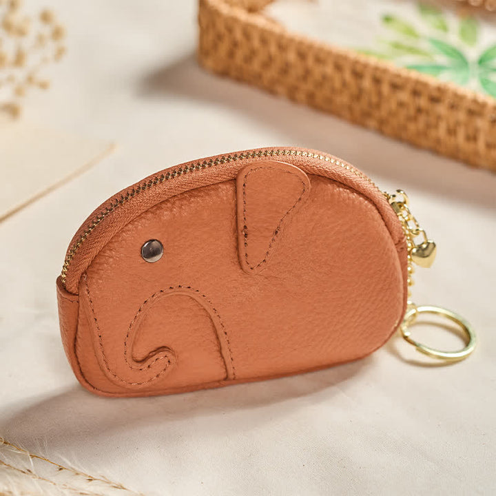 Buddha Stones Mini sac à main zippé en cuir PU avec message « Sagesse d'éléphant » - image 11
