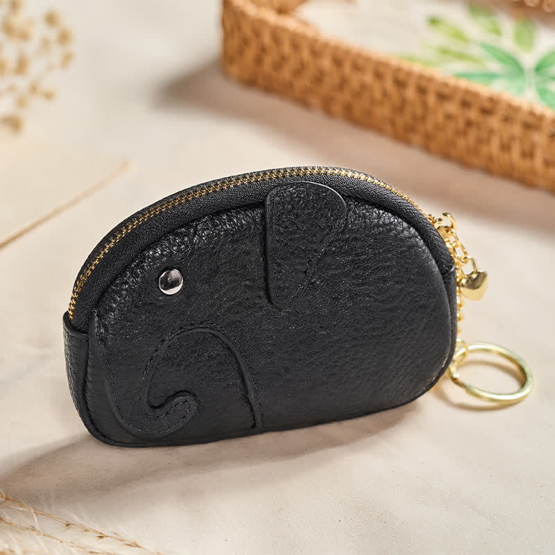 Buddha Stones Mini sac à main zippé en cuir PU avec message « Sagesse d'éléphant » - image 19