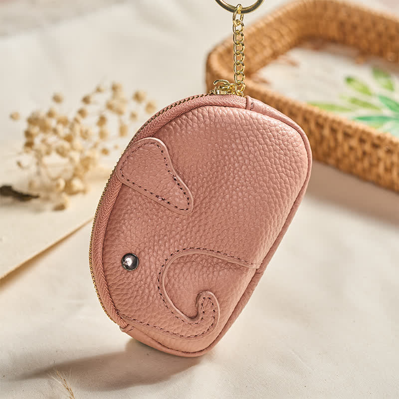 Buddha Stones Mini sac à main zippé en cuir PU avec message « Sagesse d'éléphant » - image 3
