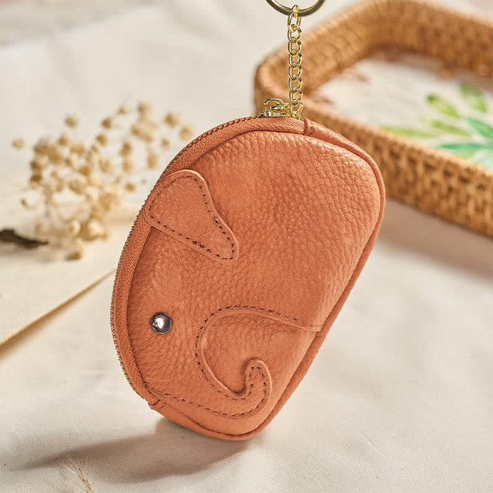 Buddha Stones Mini sac à main zippé en cuir PU avec message « Sagesse d'éléphant » - image 13