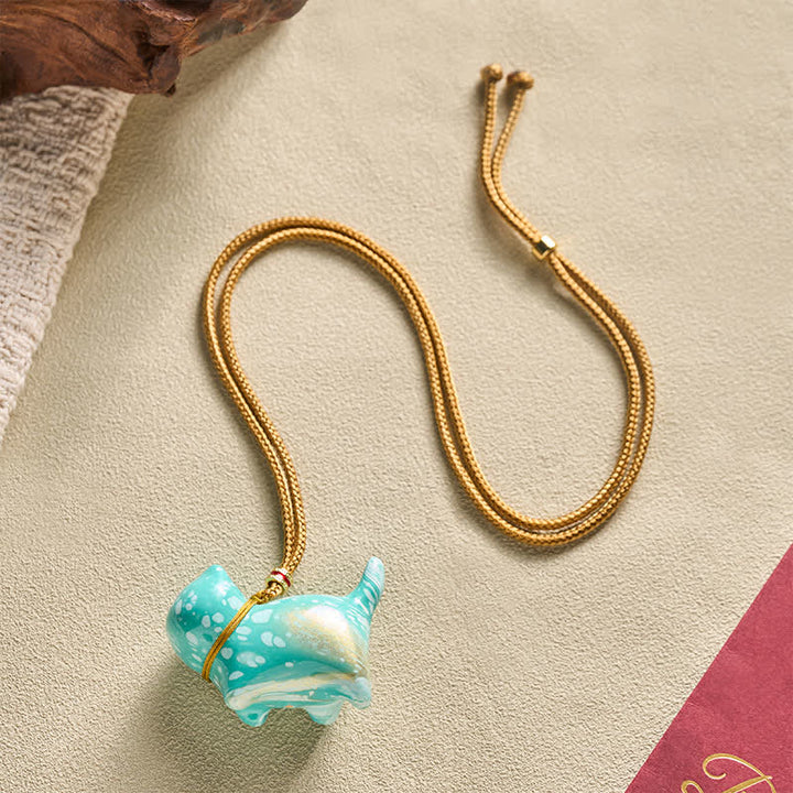 Buddha Stones Collier à breloque chat mignon - image 25