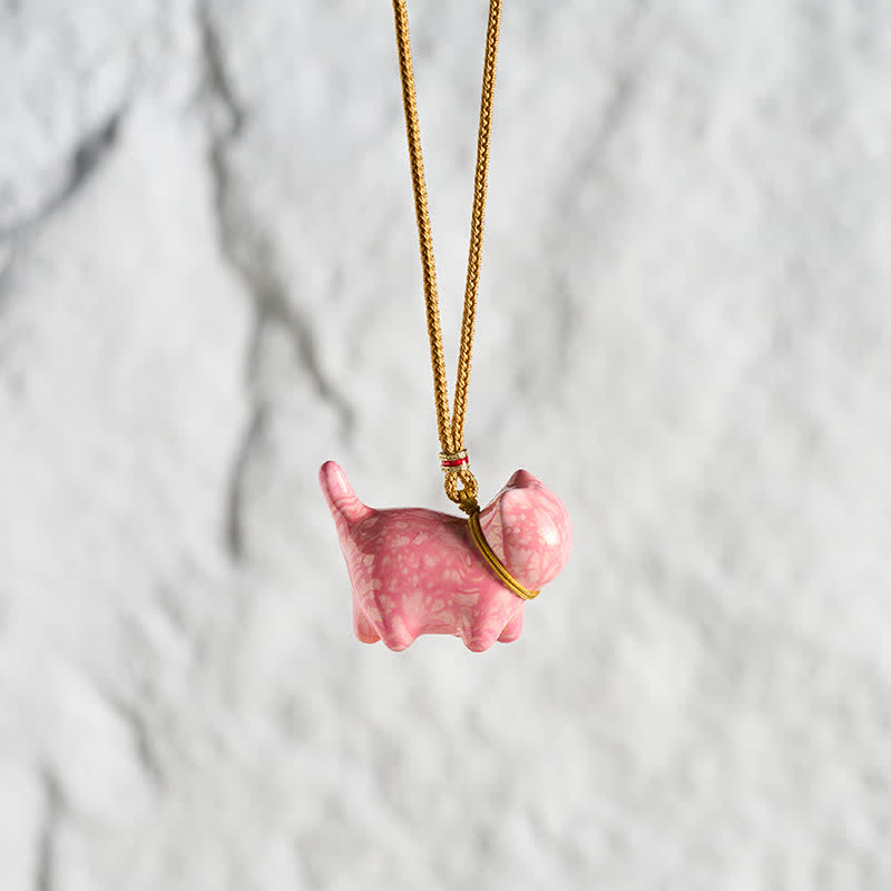 Buddha Stones Collier à breloque chat mignon - image 12