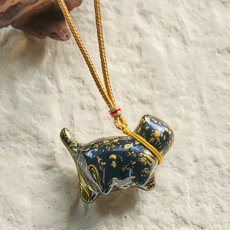 Buddha Stones Collier à breloque chat mignon - image 3