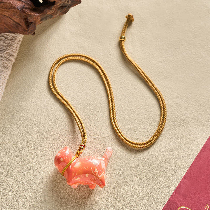 Buddha Stones Collier à breloque chat mignon - image 20