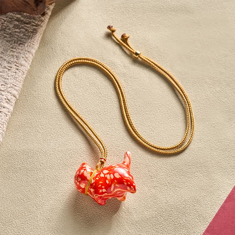 Buddha Stones Collier à breloque chat mignon - image 10