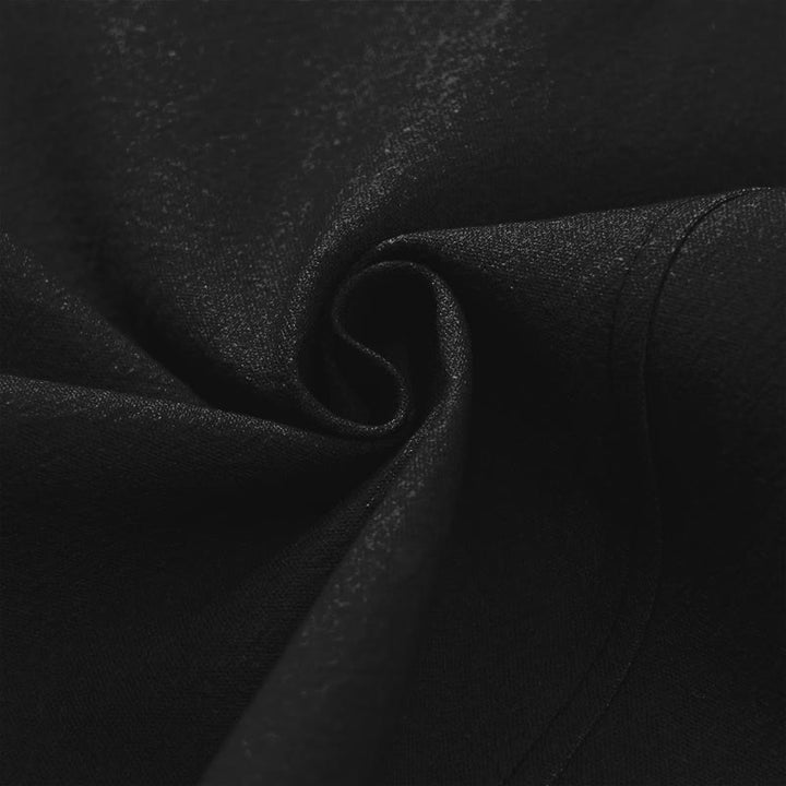 Buddha Stones Kimono pour homme en coton à motif lotus éclatant et étoile, ouvert sur le devant - image 5