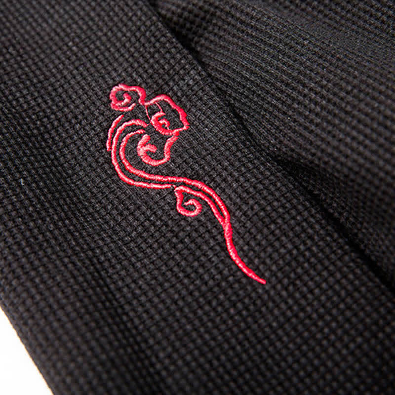 Buddha Stones Kimonos homme style Tang brodés, unis, automne-hiver, décontractés - image 8