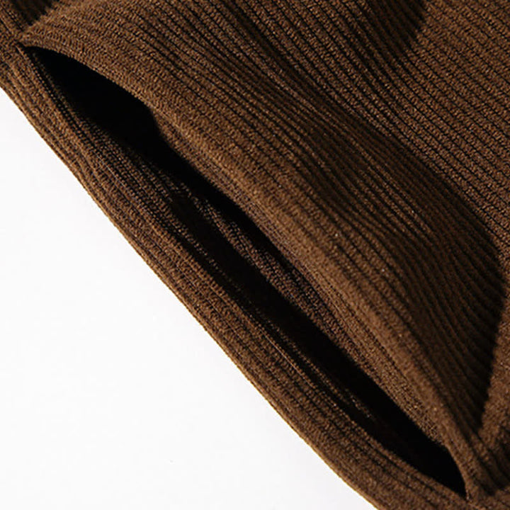 Buddha Stones Veste homme décontractée automne-hiver style Tang à boutons brandebourg en coton uni - image 15