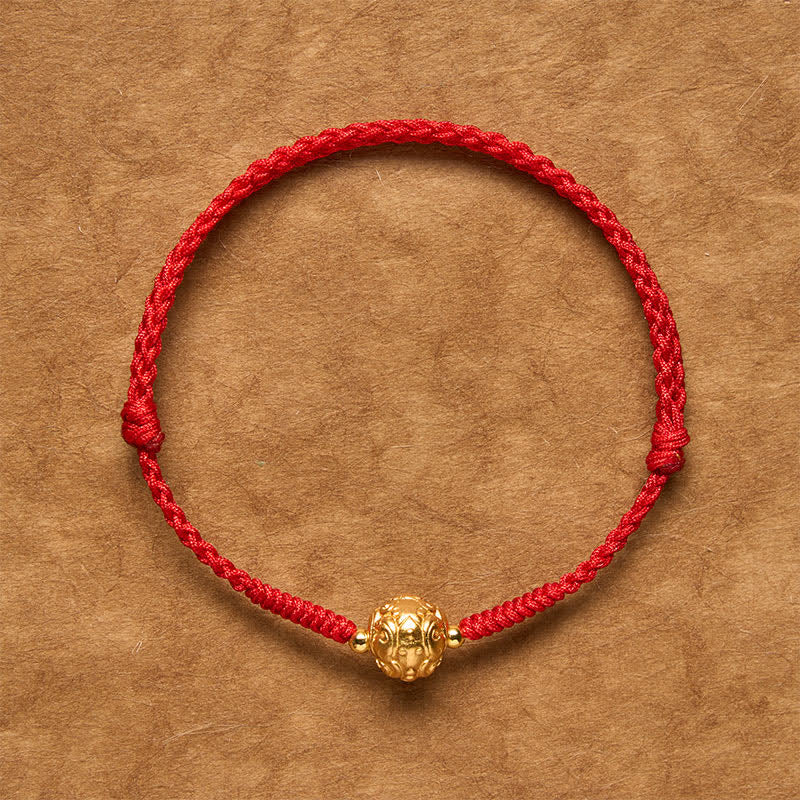 Buddha Stones Bracelet Pi Xiu en cuivre avec fil rouge porte-bonheur - image 1