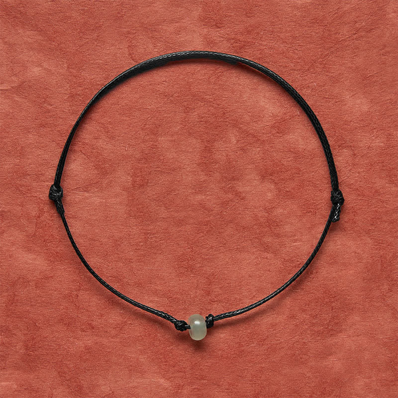 Buddha Stones Bracelet minimaliste de protection en aventurine verte tressée rouge - image 10