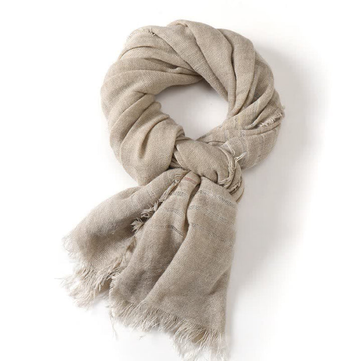 Écharpe pour homme à la texture artistique, motif Buddha Stones, idéale au quotidien, pour le printemps et l'automne. - image 9