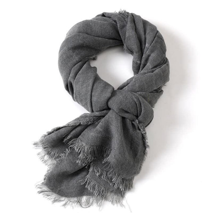 Écharpe pour homme à la texture artistique, motif Buddha Stones, idéale au quotidien, pour le printemps et l'automne. - image 11