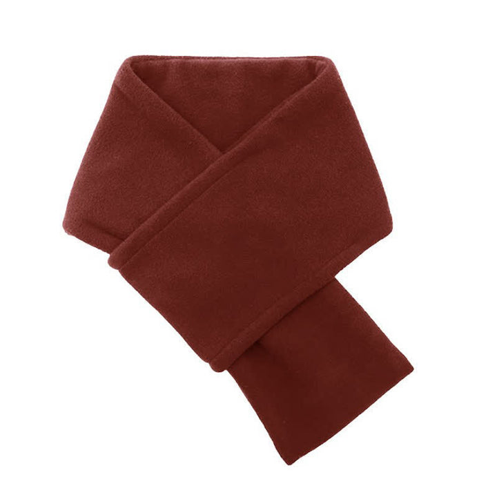 Écharpe minimaliste pour homme, motif Buddha Stones , automne-hiver, en peluche, croisée sur le devant, cache-cou. - image 9