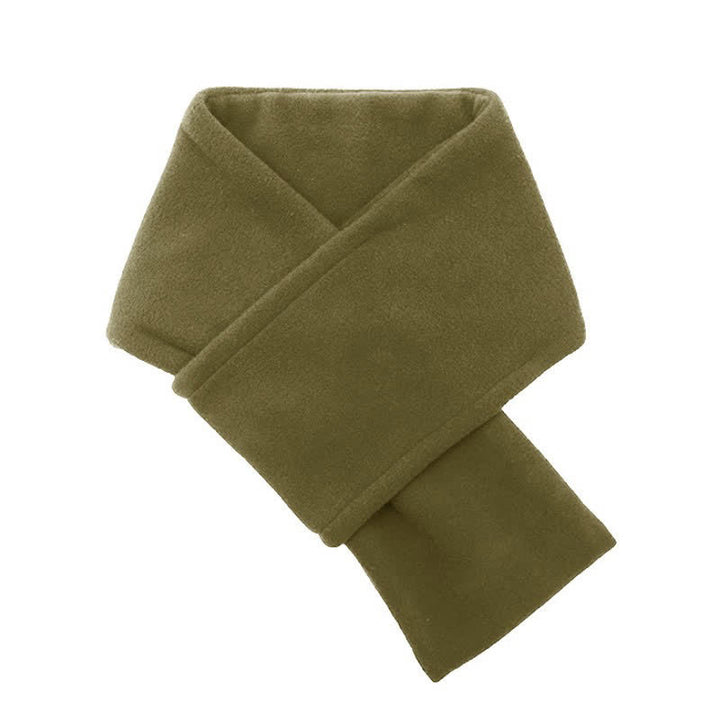 Écharpe minimaliste pour homme, motif Buddha Stones , automne-hiver, en peluche, croisée sur le devant, cache-cou. - image 11