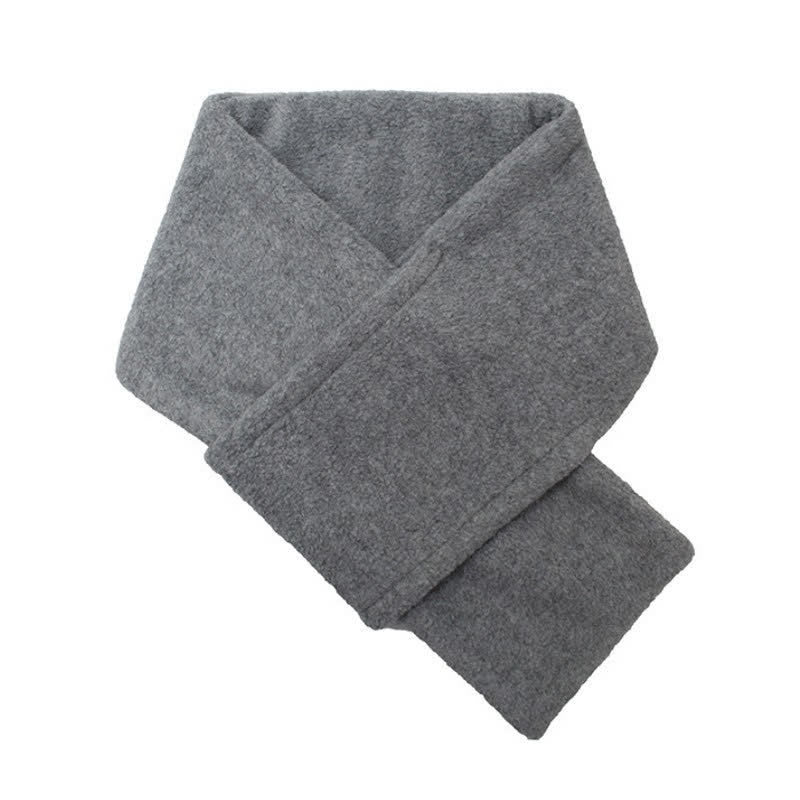 Écharpe minimaliste pour homme, motif Buddha Stones , automne-hiver, en peluche, croisée sur le devant, cache-cou. - image 15