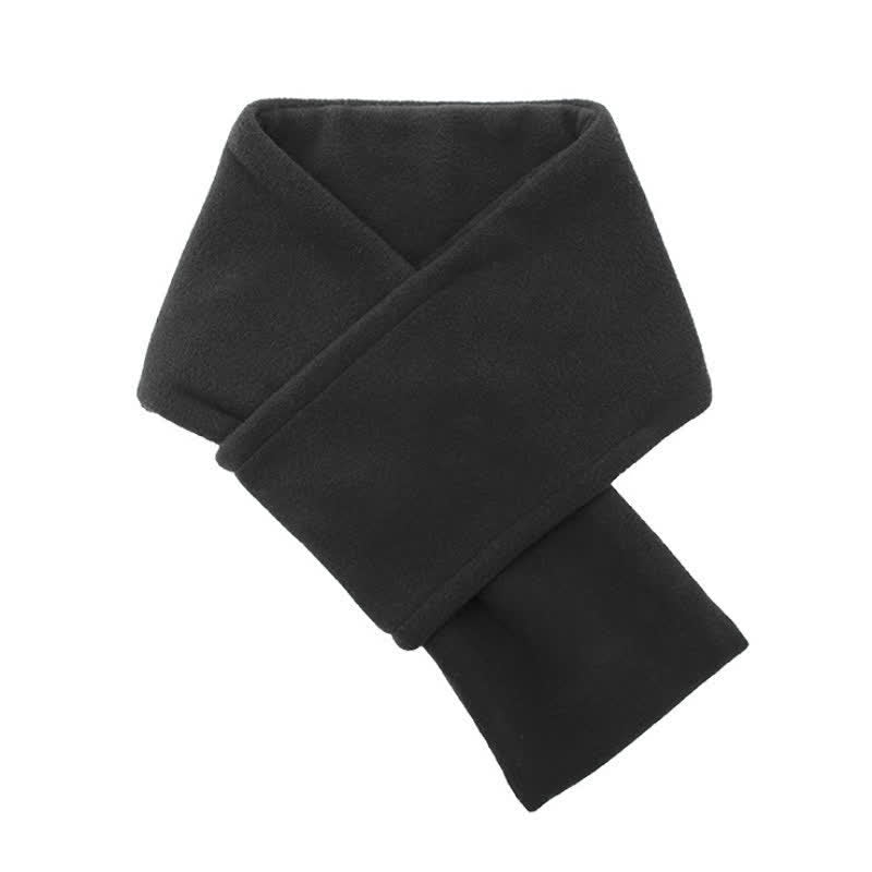 Écharpe minimaliste pour homme, motif Buddha Stones , automne-hiver, en peluche, croisée sur le devant, cache-cou. - image 1
