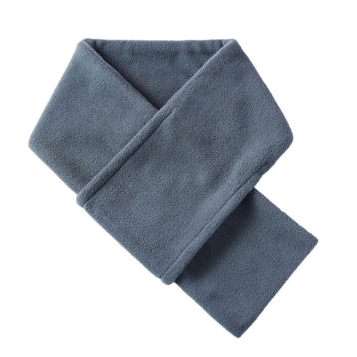 Écharpe minimaliste pour homme, motif Buddha Stones , automne-hiver, en peluche, croisée sur le devant, cache-cou. - image 7