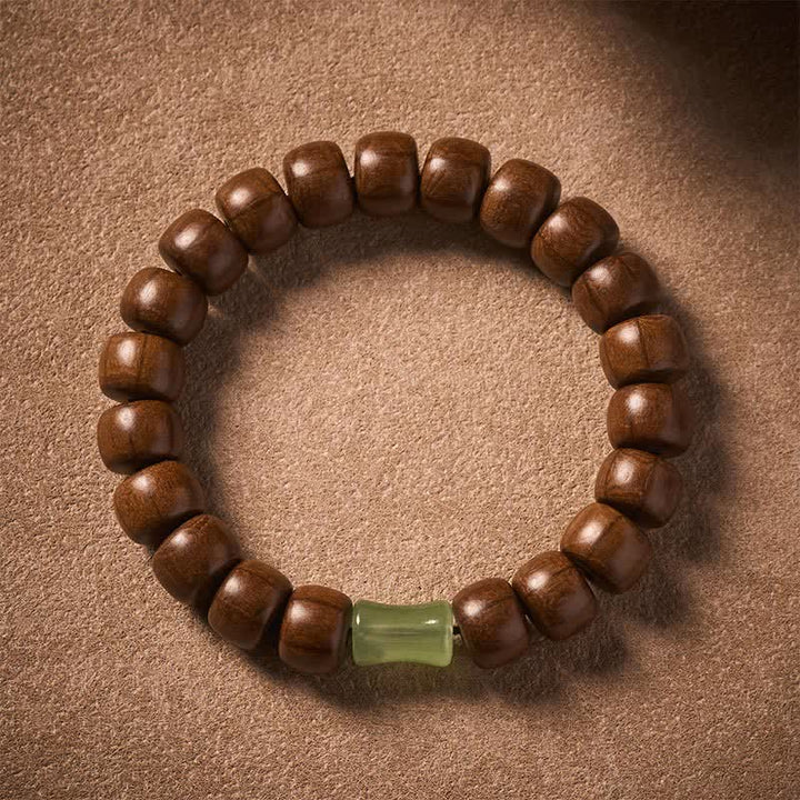 Buddha Stones Bracelet à breloques vintage Abelia Biflora Protection, perles de prière - image 1