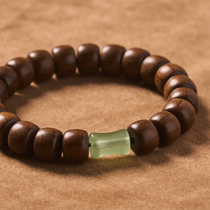 Buddha Stones Bracelet à breloques vintage Abelia Biflora Protection, perles de prière - image 4