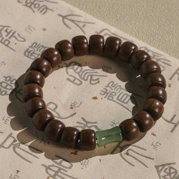 Buddha Stones Bracelet à breloques vintage Abelia Biflora Protection, perles de prière - image 2