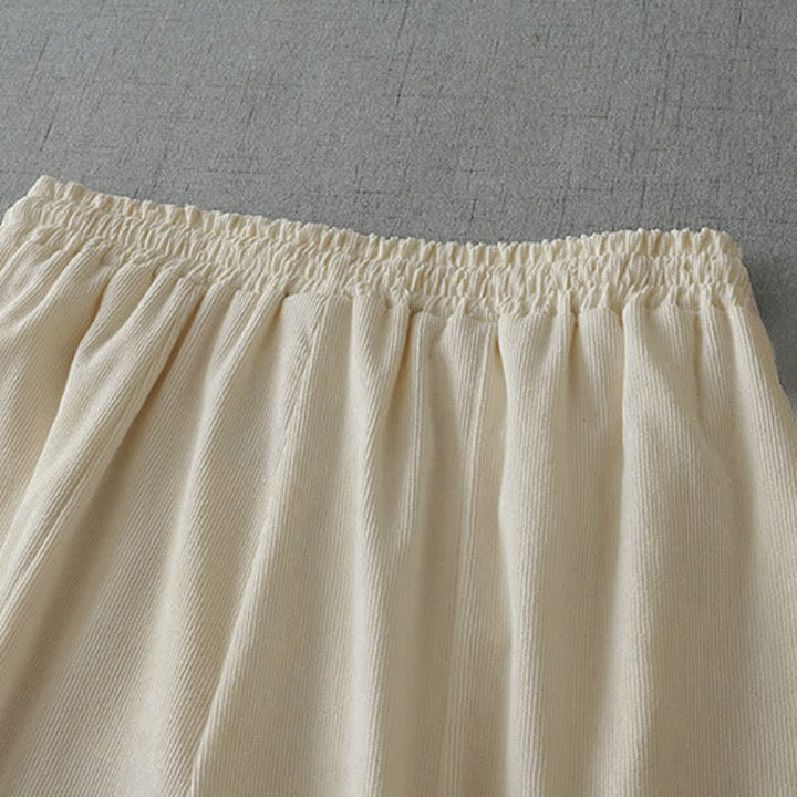 Buddha Stones Pantalon Capri uni à cordon de serrage, coupe ample, avec poches, idéal pour le printemps et l'été. - image 10