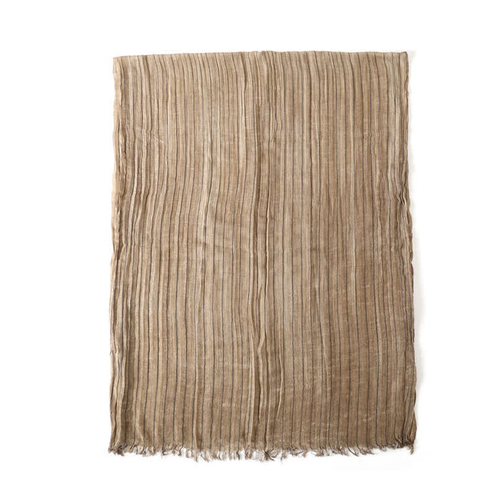 Buddha Stones Écharpe de voyage douce et texturée à pompons pour homme, idéale pour le printemps et l'automne. - image 10