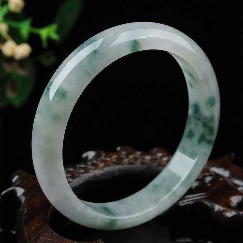 Bracelet de bénédiction et de prospérité en jade - 60-61 mm - image 0