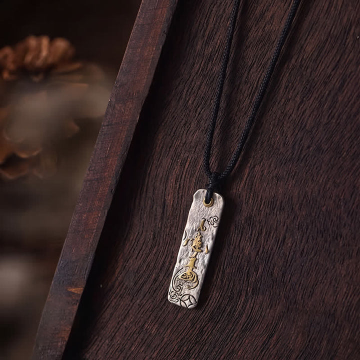 Collier pendentif en cuivre avec Buddha Stones pour faire fortune - image 3