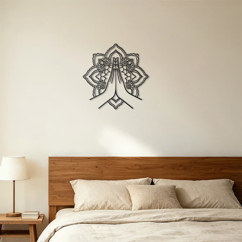 Buddha Stones Décoration murale en métal Namaste Mandala Peace - image 12