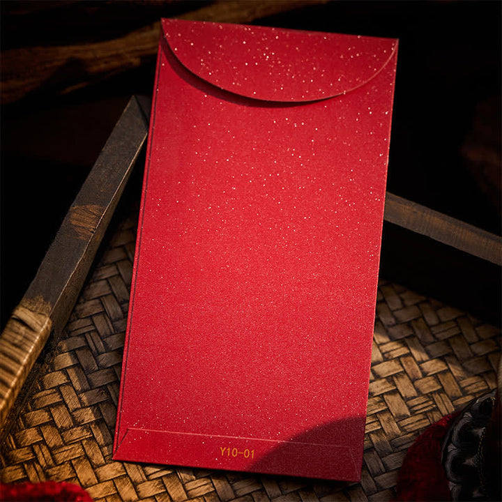 Buddha Stones Ensemble de 6 enveloppes rouges traditionnelles chinoises pour l'année de la Chèvre - image 10