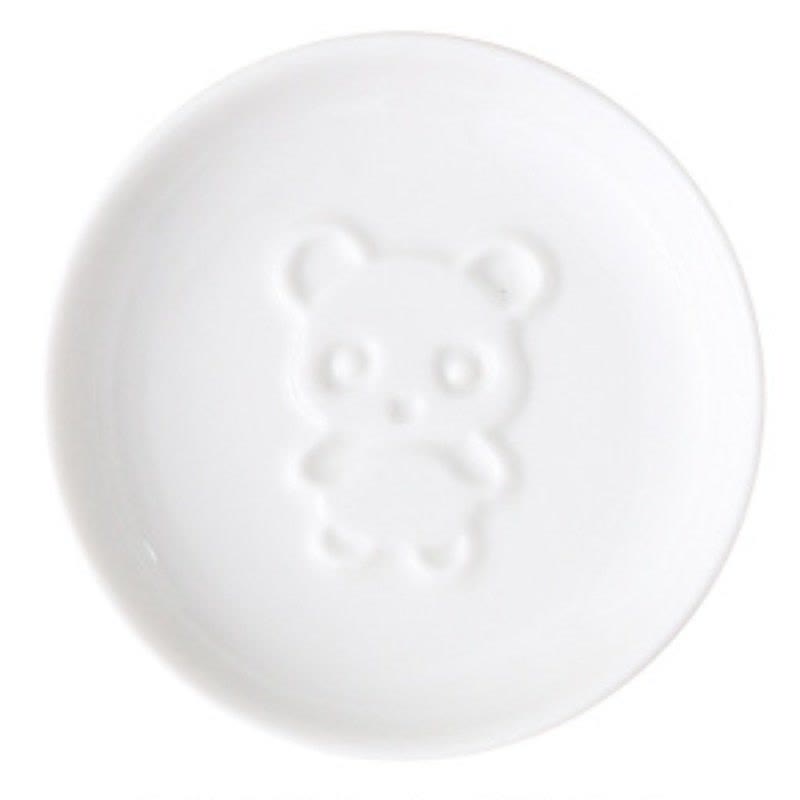 Buddha Stones Mini coupelle à sauce en céramique blanche avec motif panda - Rond (environ 8,8 cm × 8,8 cm × 1,8 cm) - Rester - image 2