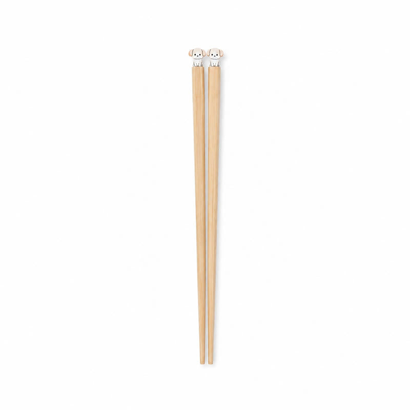 Buddha Stones Baguettes en bois de bambou style japonais pour chiot, chien et chat - Baguettes en bois de cornouiller - Lot de 2 paires (une pièce de chaque motif) - image 13
